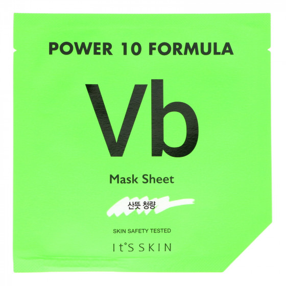 It's Skin Power 10 Formula Vb Mask Sheet - Тканевая маска для лица для проблемной кожи