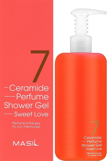 Masil 7 Ceramide Perfume Shower Gel Sweet Love - Гель для душа с керамидами с ароматом ириса
