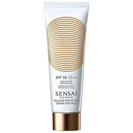 Kanebo Sensai Silky Bronze Sun Protective Cream For Face - Солнцезащитный крем для лица SPF50