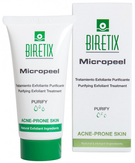 Cantabria Biretix Micropeel Purifying Exfoliant Treatment - Очищающий скраб-эксфолиант для кожи с акне