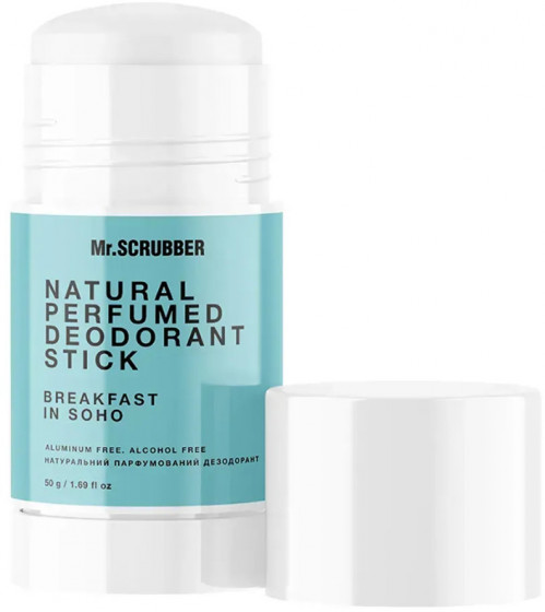 Mr.Scrubber Natural Perfumed Deodorant Stick "Breakfast in Soho" - Натуральный парфюмированный дезодорант