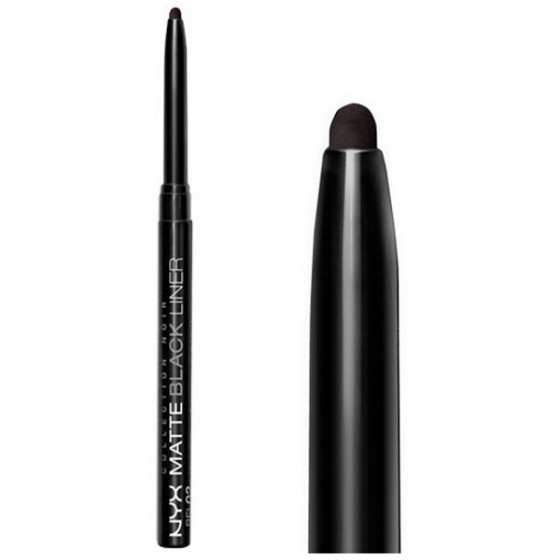 NYX Matte Black Liner (Collection Noir) - Автоматический матовый лайнер для глаз - 1