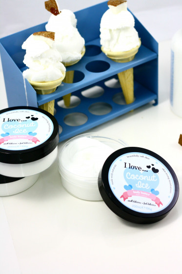 I Love Coconut Ice Body Butter - Масло для тела "Кокосовый лед" - 3