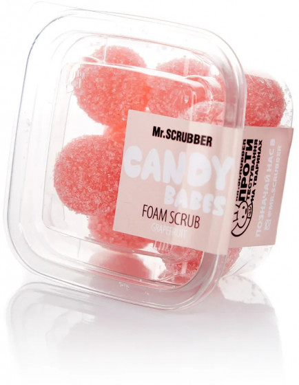 Mr.Scrubber Candy Babes Grapefruit Foam Scrub - Пенный скраб для тела - 1