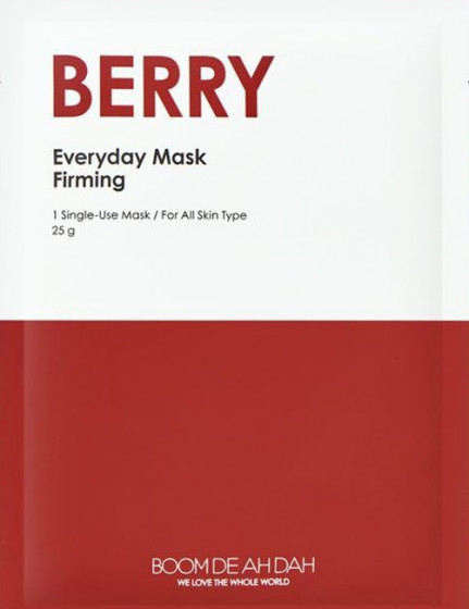 Boom De Ah Dah Everyday Mask Firming Berry - Укрепляющая маска для лица с экстрактами ягод