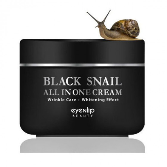 Eyenlip Black Snail All In One Cream - Крем для лица с муцином черной улитки - 3