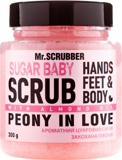 Mr.Scrubber Sugar Baby Peony in Love Scrub - Сахарный скраб для тела