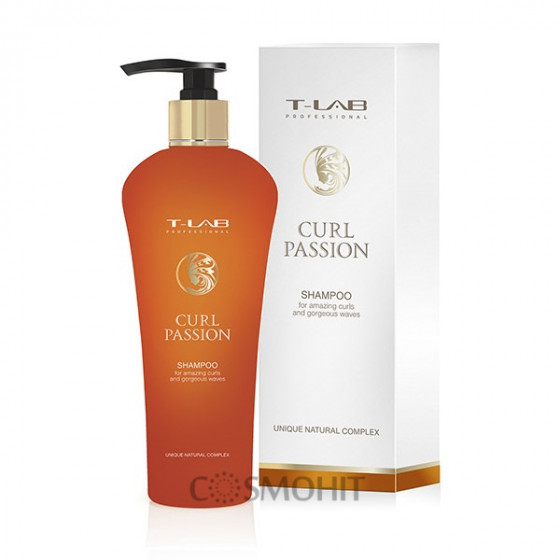 T-LAB Professional Curl Passion Shampoo - Шампунь для потрясающих завитков и прекрасных волн - 1