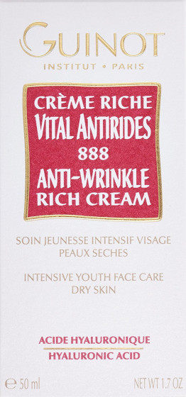 Guinot Creme Riche Vital Antirides 888 - Ночной крем от морщин - 1