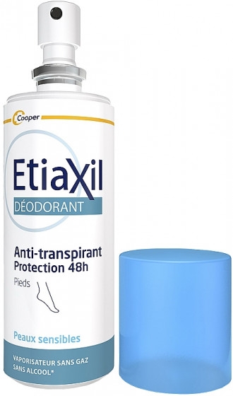 Etiaxil Antiperspirant Deo 48H Pieds - Антиперспирант-дезодорант спрей для ног "Защита 48 часов" - 1