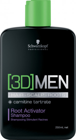 Schwarzkopf Professional 3D MEN Root Activator Shampoo - Шампунь активатор роста волос