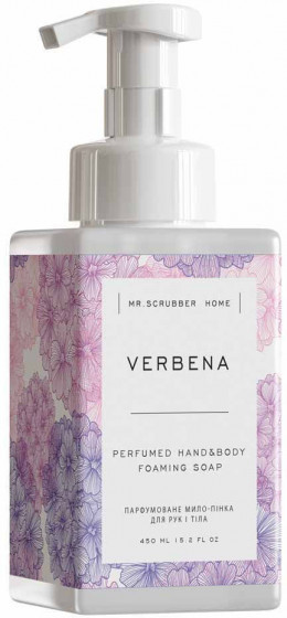 Mr.Scrubber Perfumed Hand & Body Foaming Soap "Verbena" - Парфюмированное мыло-пенка для рук и тела