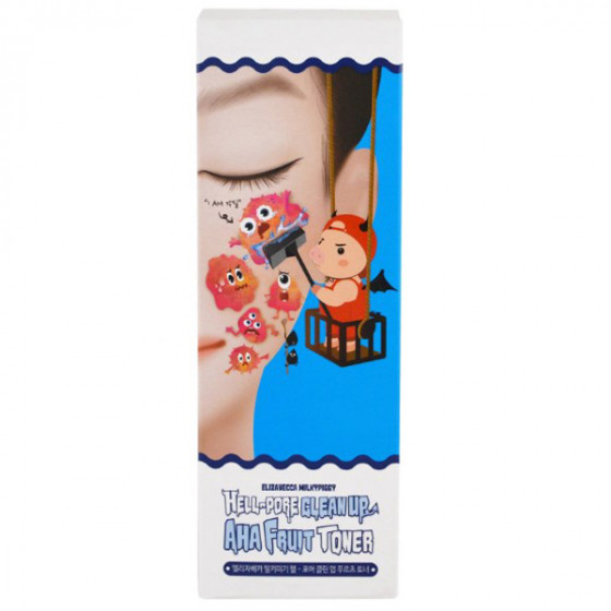 Elizavecca Hell Pore Clean Up AHA Fruit Toner - Очищающий фруктовый тонер - 2