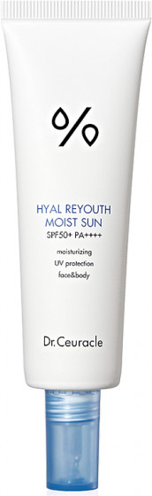 Dr.Ceuracle Hyal Reyouth Moist Sun SPF 50+ / PA++++ - Увлажняющий солнцезащитный крем с гиалуроновой кислотой