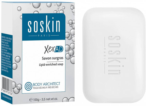 Soskin XER A.D Savon Surgras Lipid-Enriched Soap - Очищающее дерматологическое средство, обогащенное липидами - 3