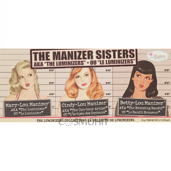 TheBalm Palettes The Manizers Sisters AKA the - Палитра хайлайтеров - 3