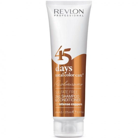 Revlon Professional Revlonissimo 45 Days Intense Coppers 2in1 - Шампунь-кондиционер насыщенный медный