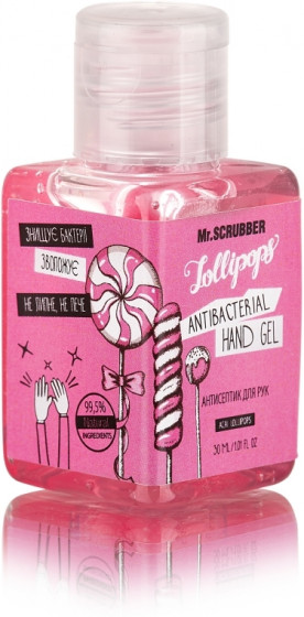 Mr.Scrubber Antibacterial Hand Gel "Acai Lollipops" - Антисептик для рук