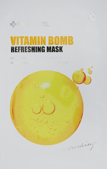 Medi Peel Vitamin Bomb Mask - Освежающая маска для лица с витаминным комплексом