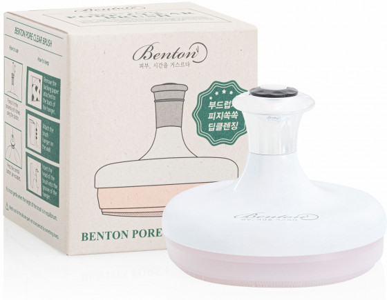 Benton Pore Clear Brush - Силиконовая щеточка для глубокого очищения лица