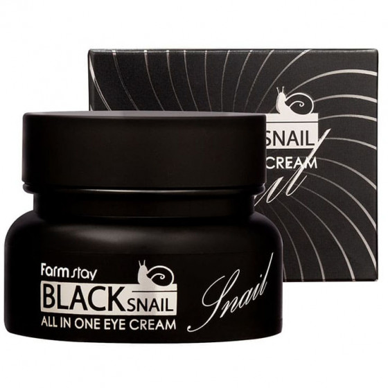 FarmStay Black Snail All In One Eye Cream - Крем для глаз с муцином черной улитки - 2