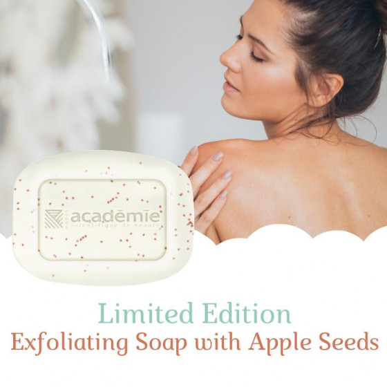 Academie Exfoliating Soap with Apple Seeds - Яблочное мыло-эксфолиант - 2