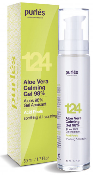 Purles 124 Aloe Vera Calming Gel 98% - Успокаивающий гель Алоэ Вера 98%