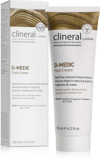 Ahava Clineral D-medic Foot Cream - Крем для ног - 1