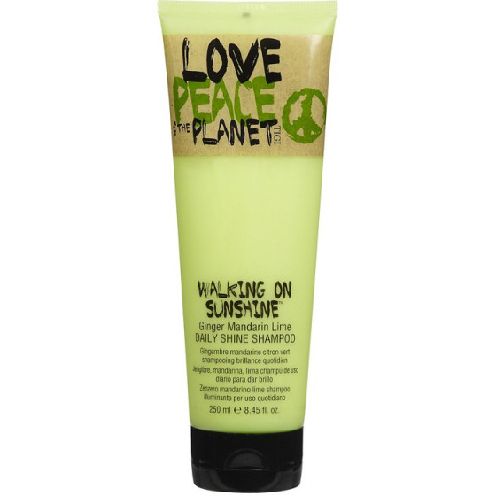 Tigi Love Peace Planet Walking On Sunshine Shampoo - Ежедневный шампунь для блеска