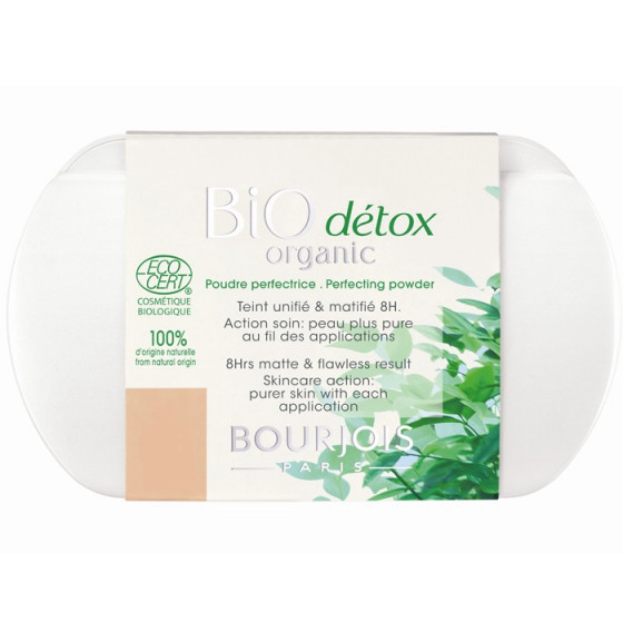 Bourjois Bio-Détox Organic Poudre Perfectrice - Пудра для лица органическая матирующая - 1