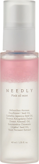 Needly Pink Oil Mist - Двухфазная увлажняющая сыворотка-спрей для лица