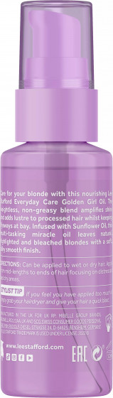 Lee Stafford Bleach Blondes Everyday Care Golden Girl Oil - Масло для осветленных волос - 2