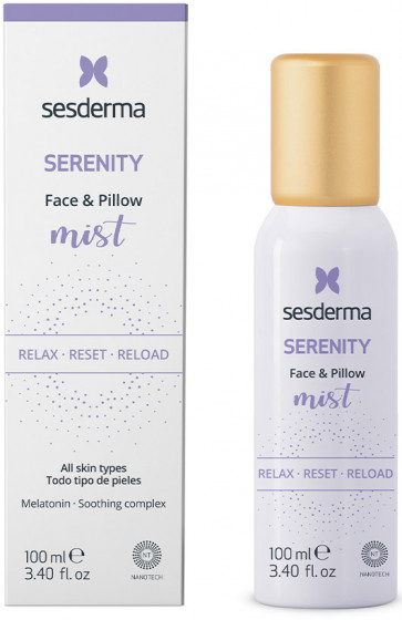 Sesderma Serenity Face & Pillow Mist - Регенерирующий ночной спрей для лица - 1