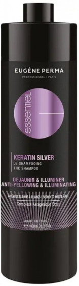 Eugene Perma Essentiel Keratin Silver Shampoo - Шампунь с кератином для седых и осветленных волос