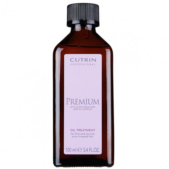 Cutrin Premium Protein Oil Treatment For Fine And Normal Color Treated Hair - Масло аргана и семян мускусной розы для нормальных и тонких окрашенных волос - 1