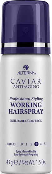 Alterna Caviar Anti-Aging Professional Styling Working Hairspray - Ультра сухой спрей подвижной фиксации с экстрактом черной икры