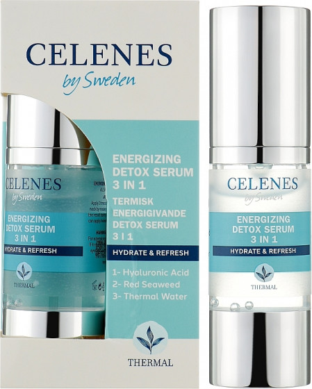 Celenes Thermal Energizing Detox Serum 3 in 1 - Термальная энергизирующая детокс сыворотка 3 в 1 для кожи лица - 1