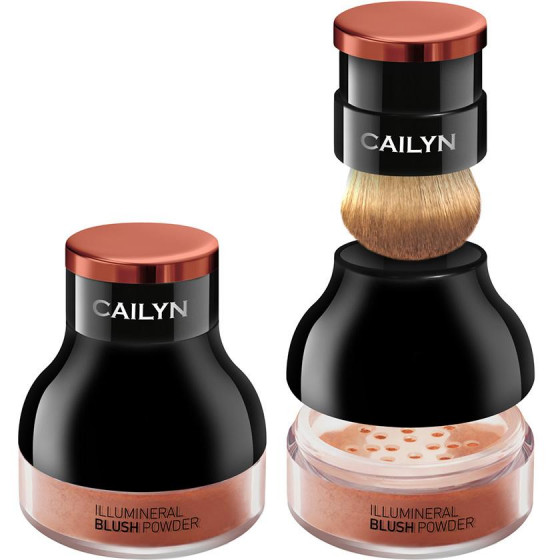 Cailyn Illumineral Blush Powder - Рассыпчатые румяна с кистью