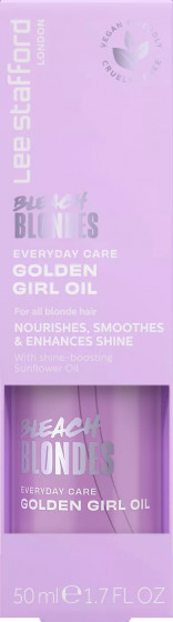 Lee Stafford Bleach Blondes Everyday Care Golden Girl Oil - Масло для осветленных волос - 1