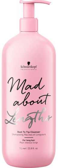 Schwarzkopf Professional Mad About Lengths Root To Tip Cleanser - Бессульфатный шампунь для длинных волос