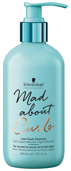 Schwarzkopf Professional Mad About Curls Low Foam Cleanser Shampoo - Мягкий шампунь для вьющихся волос