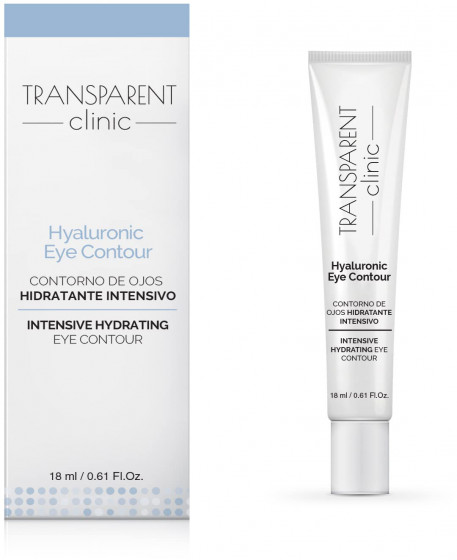 Transparent Clinic Hyaluronic Eye Contour Cream - Увлажняющий крем для кожи вокруг глаз с гиалуроновой кислотой