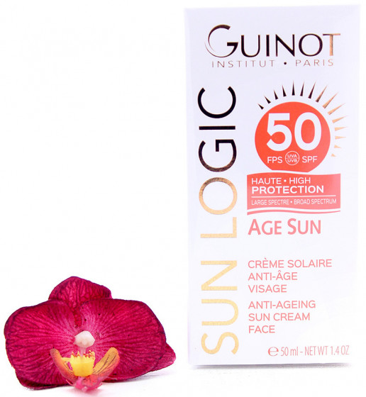 Guinot Age Sun Anti-Ageing Sun Cream Face SPF50 - Антивозрастной крем от солнца для лица - 1