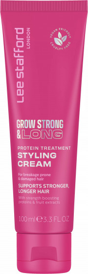 Lee Stafford Grow Strong Long Protein Treatment Styling Cream - Протеиновый крем для стайлинга