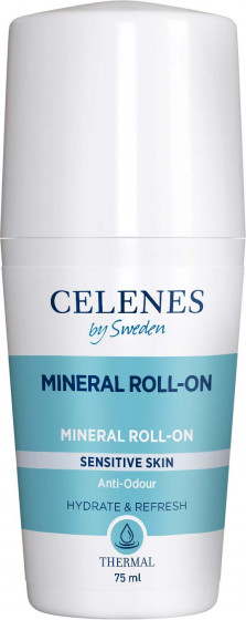 Celenes Thermal Mineral Roll-On Sensitive Skin - Термальный роликовый дезодорант без запаха для чувствительной кожи