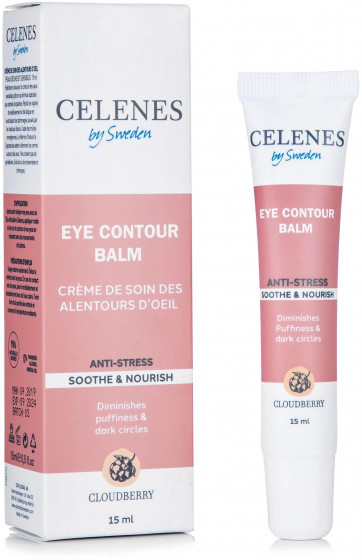 Celenes Cloudberry Eye Contour Balm - Антистрессовый крем-бальзам для контура глаз с морошкой - 1