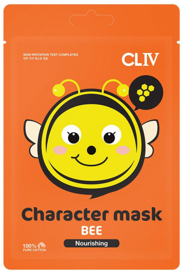 CLIV Character Mask Bee - Тканевая питательная маска "Пчелка"