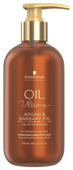 Schwarzkopf Professional Oil Ultime Argan & Barbary Fig Oil-In Shampoo - Шампунь для жестких и нормальных волос с маслом арганы и берберийской фиги