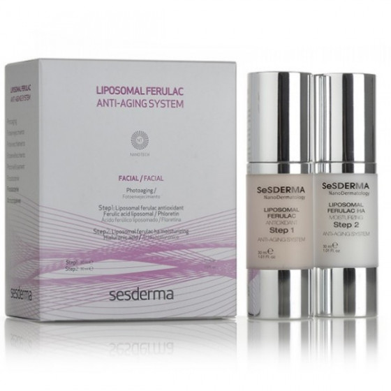 Sesderma Liposomal Ferulac Anti-Aging System - Омолаживающая система Шаг I + Шаг II