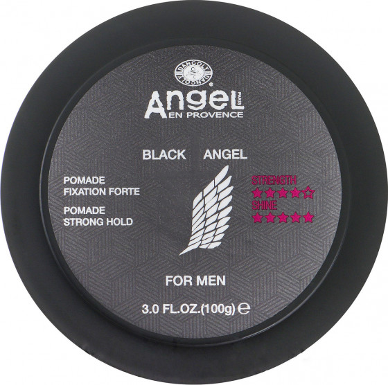 Angel Professional Black Angel Pomade Strong Hold - Помада для укладки волос сильной фиксации